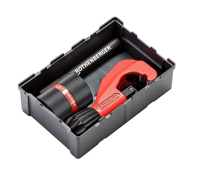 Набор труборез с закрытой подачей Rothenberger TC 35 PRO + 2 фаскоснимателя