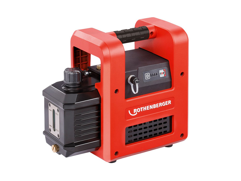 Аккумуляторный двухступенчатый вакуумный насос Rothenberger ROAIRVAC R32 5.0 CL