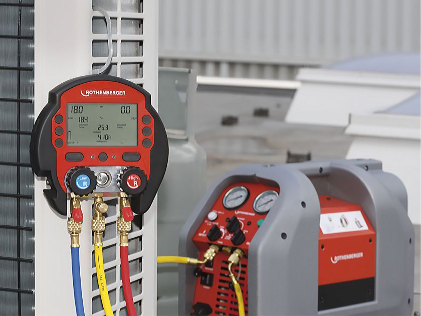 Набор Rothenberger ROCOOL 600 SET с 2 температурными клеммами (в кейсе)