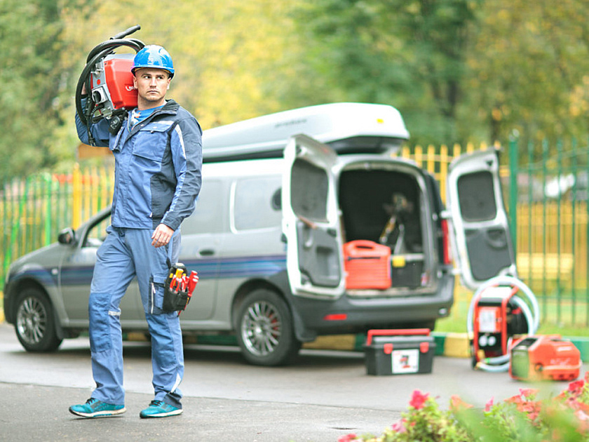 Аккумуляторная прочистная машина секционного типа Rothenberger R600 VarioClean