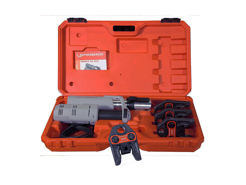 Электрогидравлический пресс-инструмент Rothenberger ROMAX AC ECO SV 15-22-28 мм