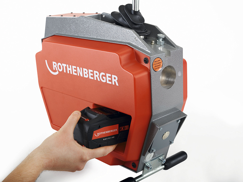 Аккумуляторная прочистная машина секционного типа Rothenberger R600 VarioClean (без набора)