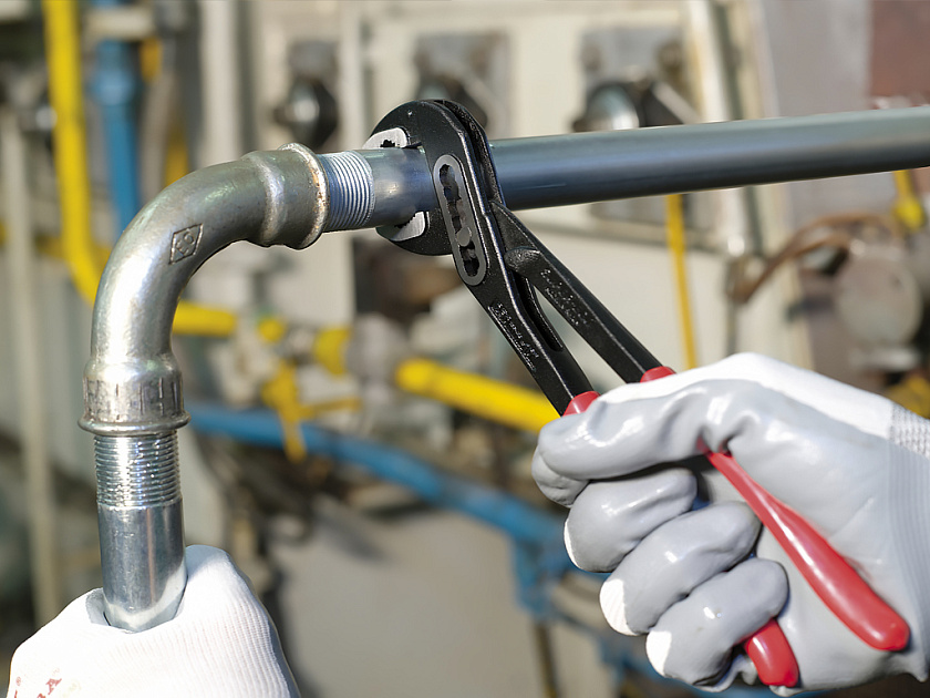 Сантехнические клещи 522 Super-Ego 10" с пластиковыми накладками