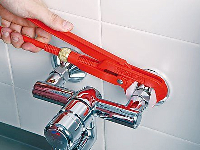 Газовый ключ Rothenberger 90° 1"