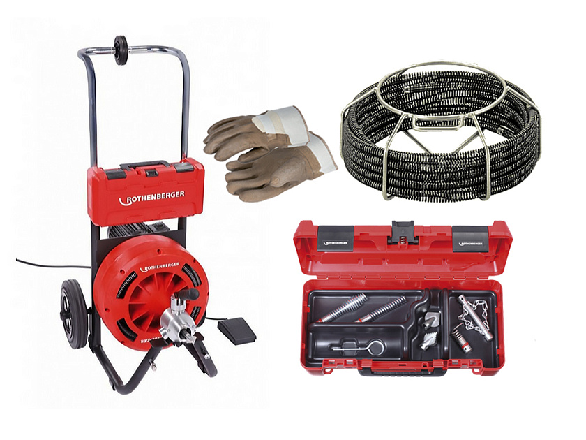 Прочистная машина барабанного типа Rothenberger RODRUM L 16