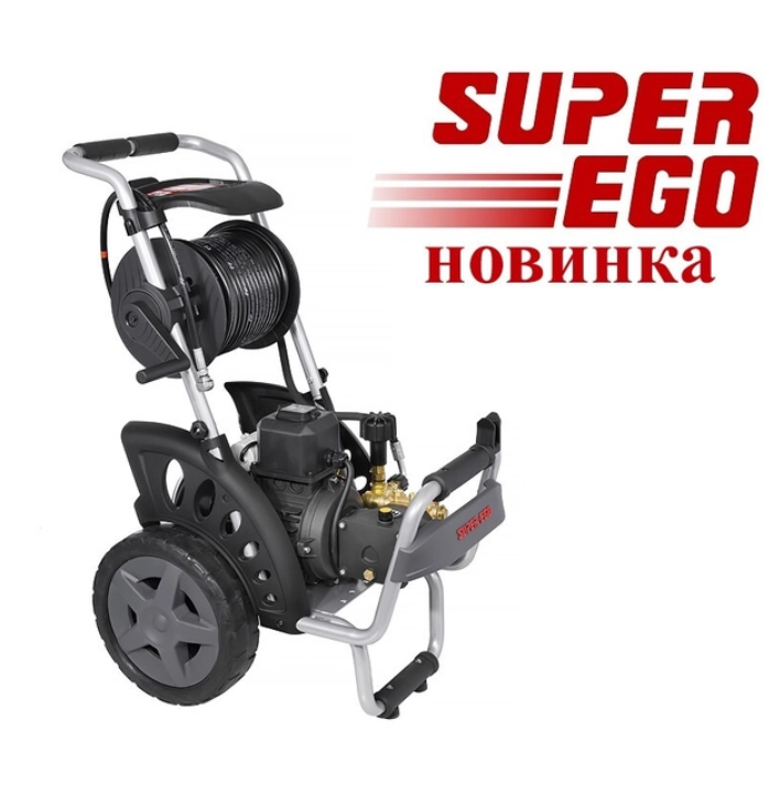Новинка!!! Гидродинамическая машинка высокого давления для прочистки труб Ø 40-150 мм SUPER-EGO 190