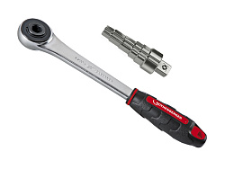 Набор с трещоткой и универсальным ступенчатым ключом Rothenberger