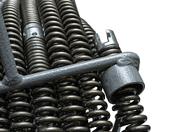 Комплект прочистных спиралей VOLL СТАНДАРТ 22мм * 4,5м в барабане (5 шт)